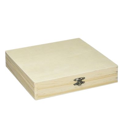 Μη τελειωμένο ξύλινο κουτί για τσιγάρα για φιλική προς το περιβάλλον συσκευασία και τυποποίηση