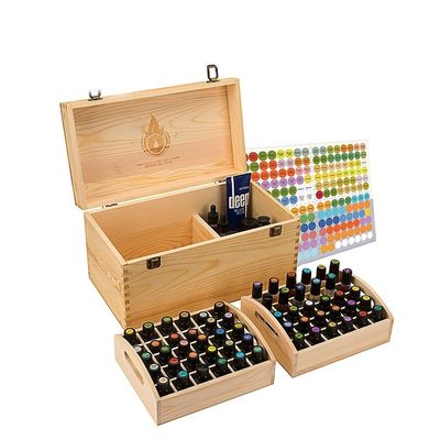 Χειροποίητο ξύλινο κουτί για αιθέρια έλαια Προσαρμόσιμο και δέχεται παραγγελίες