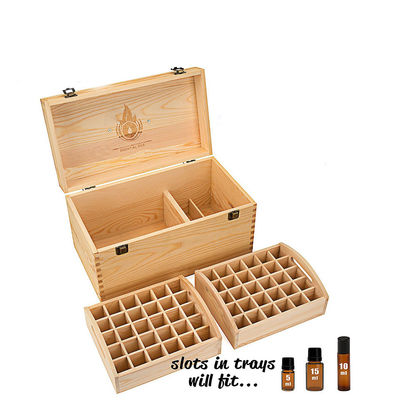 Χειροποίητο ξύλινο κουτί για αιθέρια έλαια Προσαρμόσιμο και δέχεται παραγγελίες