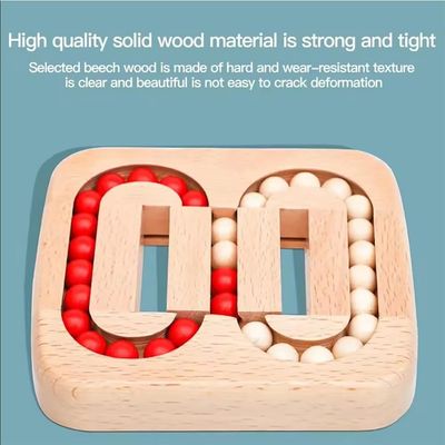 Unisex 202405 ξύλινο κεραμίδι εγκεφαλικό λαβύρινθο παιχνίδι για ηλικιωμένους μεγαλύτεροι ενήλικες εύκολα παιχνίδια παζλ για το Αλτσχάιμερ