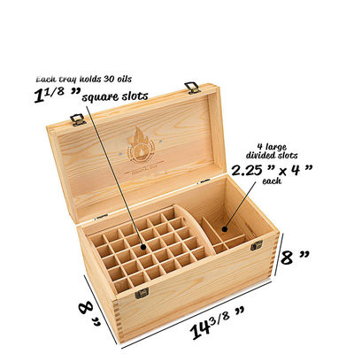 Χειροποίητο ξύλινο κουτί για αιθέρια έλαια Προσαρμόσιμο και δέχεται παραγγελίες