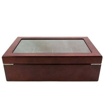 Προσαρμοσμένο λογότυπο Αποδεκτό Ζωγραφισμένο Περιβαλλοντικά φιλικό Vintage Chest ξύλινο κουτί συσκευασία τσάι