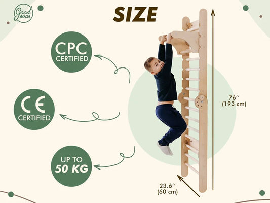 Παιδικό Πλατόπεδο Montessori Climber με προσαρμοσμένο λογότυπο και παιδικό μαθησιακό παιχνίδι