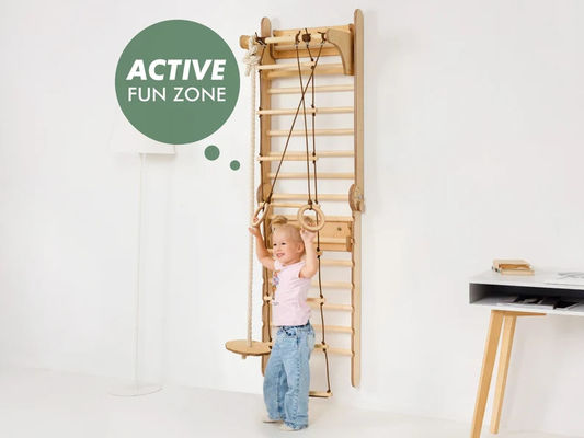 Παιδικό Πλατόπεδο Montessori Climber με προσαρμοσμένο λογότυπο και παιδικό μαθησιακό παιχνίδι
