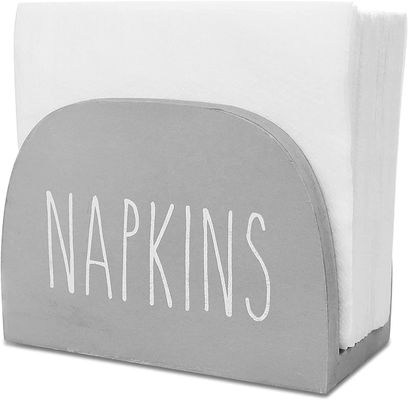 Προσαρμοσμένο καμένο κάλυμμα χαρτοπετσέτας για μαγαζιά 15x11x7.6cm Ολοχρονικό στερεό ξύλο