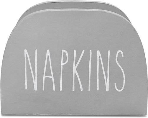 Προσαρμοσμένο καμένο κάλυμμα χαρτοπετσέτας για μαγαζιά 15x11x7.6cm Ολοχρονικό στερεό ξύλο