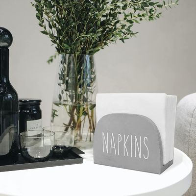 Προσαρμοσμένο καμένο κάλυμμα χαρτοπετσέτας για μαγαζιά 15x11x7.6cm Ολοχρονικό στερεό ξύλο