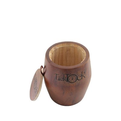 13.5 x 15.7 cm Χειροποίητο δερμάτινο βαρέλι για συσκευασία