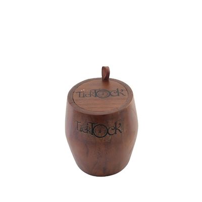 Προσαρμοσμένο λογότυπο Pine Oak Μικρό ξύλινο βαρέλι για χειροτεχνία