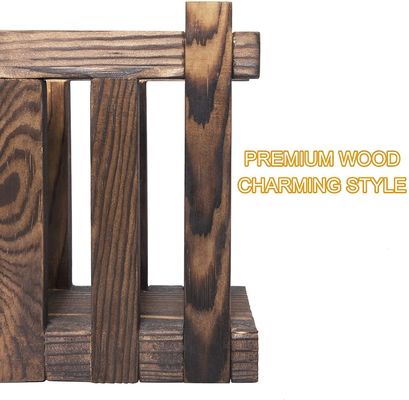 Κρατητές νεβελίδων ξύλινου στυλ για τραπέζια εστιατόρια Δώρα Custom Burned All-Season