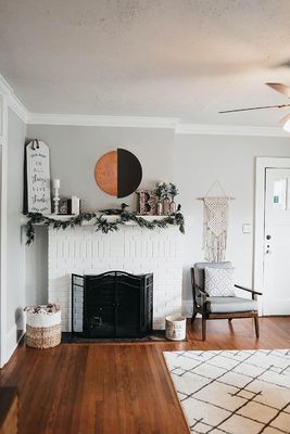 Σύγχρονο στυλ σχεδιασμού αγροτικών σπιτιών ξύλινη τοιχογραφία για ντεκόρ στο εσωτερικό χώρο