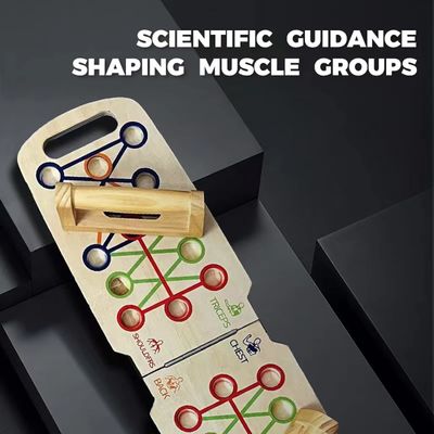 Προσαρμοσμένο μέγεθος ξύλινα αναδιπλούμενα σπρώξιμα χειριστήρια για επαγγελματική προπόνηση δύναμης