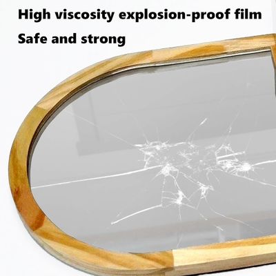 Δωμάτιο μπάνιο κρεβατοκάμαρα είσοδος καθρέφτες διακόσμησης καθρέφτη τοίχου με ράφι και γάντζους για παλτό ξύλινο πλαίσιο