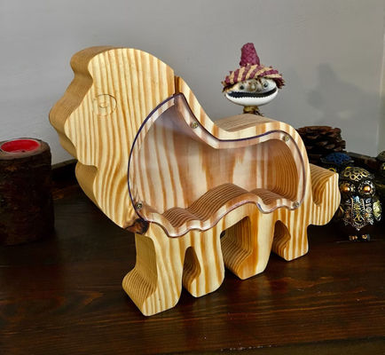 Παιδικό δώρο ξύλινο ζώο χριστουγεννιάτικη έκπληξη