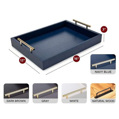 OEM ODM Αποδεκτό Walnut ή Custom ξύλινο δίσκο με χειροπέδες