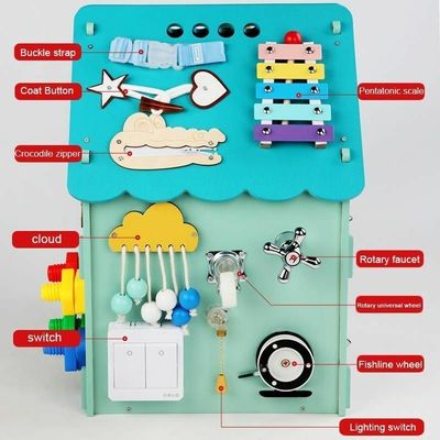 Μοντεσσόρι ξύλινα παιχνίδια πολυτελές κλειδαριό θησαυροφυλάκιο