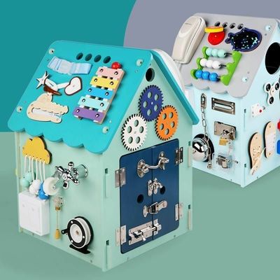 Μοντεσσόρι ξύλινα παιχνίδια πολυτελές κλειδαριό θησαυροφυλάκιο