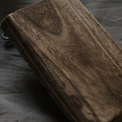 Ρουστικό φυσικό ξύλινο δίσκο με μεταλλικές λαβές OEM ODM αποδεκτό