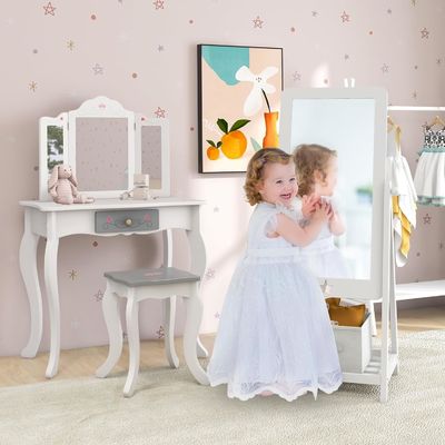 Ανεξάρτητος καθρέφτης πλήρους μήκους με 360 μοίρες περιστρεφόμενο ορθογώνιο σχέδιο