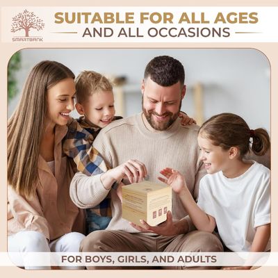 Ξύλινο Piggy Bank Εκπαιδευτικό μη αναδιπλούμενο ράφι για αγόρια και κορίτσια Μεγάλο αδιάσπαστο σχεδιασμό