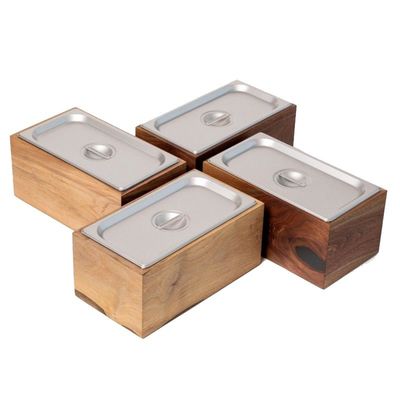 Τελευταίο ξύλινο χάλυβα πάτωμα απομονωμένο κάδο λιπασμάτων για την ανακύκλωση αποβλήτων τροφίμων