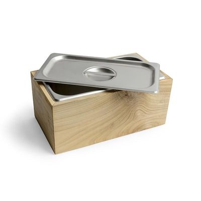 Τελευταίο ξύλινο χάλυβα πάτωμα απομονωμένο κάδο λιπασμάτων για την ανακύκλωση αποβλήτων τροφίμων