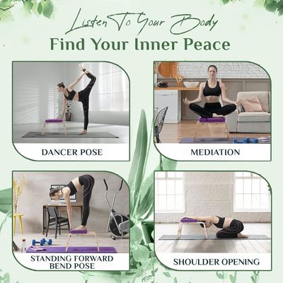 Ταχυδρομική συσκευασία και ξύλινο τραπέζι για την ενίσχυση του πυρήνα στις ασκήσεις γιόγκα