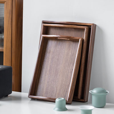 Προσαρμοσμένο λογότυπο Αποδεκτό χειροποίητο Τελικό ξύλο καρυδιού Μετρητή με χειροπέδες