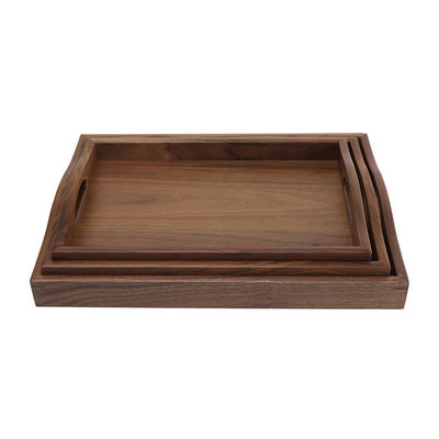 Προσαρμοσμένο λογότυπο Αποδεκτό χειροποίητο Τελικό ξύλο καρυδιού Μετρητή με χειροπέδες