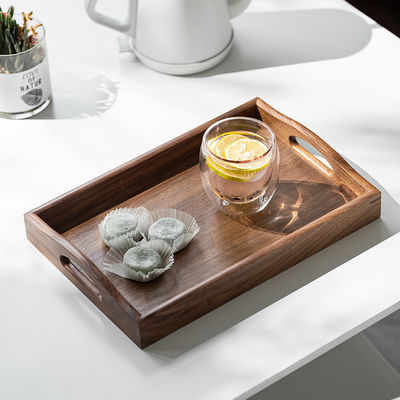 Προσαρμοσμένο λογότυπο Αποδεκτό χειροποίητο Τελικό ξύλο καρυδιού Μετρητή με χειροπέδες