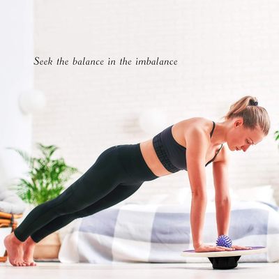 Περιβαλλοντικά φιλική ξύλινη πλακέτα ισορροπίας για ευέλικτη εξάσκηση ισορροπίας και διακόσμηση σπιτιού