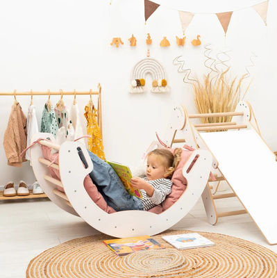 Ταχυδρομική συσκευασία Y Αθλητική αίθουσα Γυμναστήριο Climber Φυσικό ξύλο αναρριχητική αψίδα για παιδιά μάθηση παιχνίδι