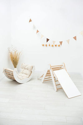 Ταχυδρομική συσκευασία Y Αθλητική αίθουσα Γυμναστήριο Climber Φυσικό ξύλο αναρριχητική αψίδα για παιδιά μάθηση παιχνίδι