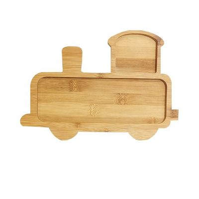 Πλάκα για μωρά από μπαμπού Πλάκα για επιδόρπιο Πλάκα για παιδιά Πλάκα για τραπέζι με σύνολο μαγνητοσκοπικών μαχαιριών