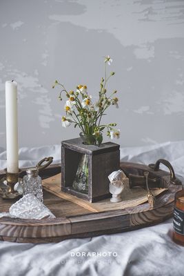 Μεταλλικό χειριζόμενο ξύλινο δίσκο για τσάι και ελεύθερο χρόνο Προσαρμόσιμο