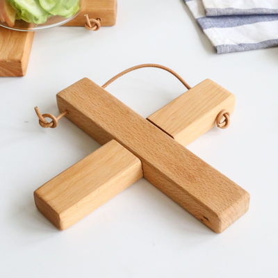 Ξύλο Καθαρό χρώμα Βέχωμα Γογγύλινο Σταυρό Σχήμα X Βαρκαρισμένο Γάζα Μακέτο Υπογείος για Επισκευαστικά