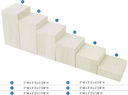 Αξιοθέατα για κοσμήματα και αξεσουάρ 6 τετραγωνικά σε καμένη εκτύπωση