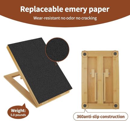 Γάτσος/σκύλος Scratch Pad με αφαιρούμενο κάλυμμα και ρυθμιζόμενο νυχτικό δίσκο σε διαφορετική γωνία