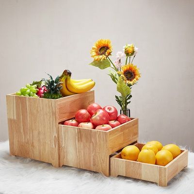 Σκληρό ξύλο βουκιού Πολυλειτουργικό ράφι για επιφάνεια επιδόρπων για σύγχρονο μπουφέ για τούρτες σούσι