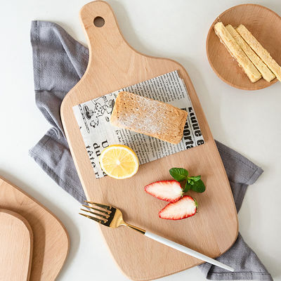 Δικαιούμενο Custom Size Black Walnut ξύλινο πίνακα ψωμιού για φρούτα και σερβίρισμα 40x23cm