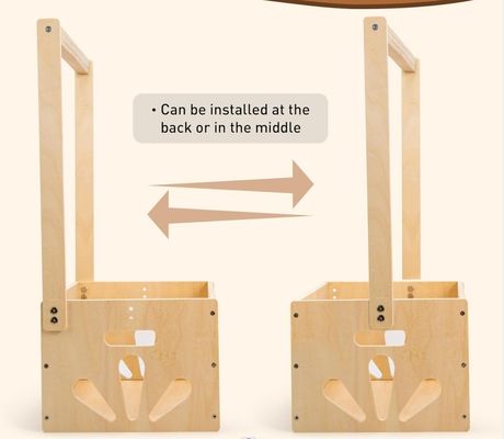 Εφοδιασμένο ξύλινο ντους για μωρά Κρεβάτι ντουλάπι λειτουργία εξοικονόμηση χώρου Κρεβάτι αποθήκευσης μωρών