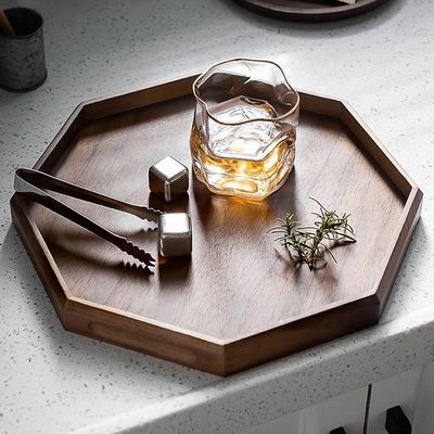 Προσαρμοσμένο λογότυπο αποδεκτό Νεαρό στυλ Βορράς ξύλινο δίσκο 40.5x18.5x2cm