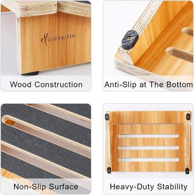 Εργονομικό ξύλινο σκαμνί για υποστήριξη της στάσης κάτω από το γραφείο σε καρέκλες στο σπίτι και στο γραφείο