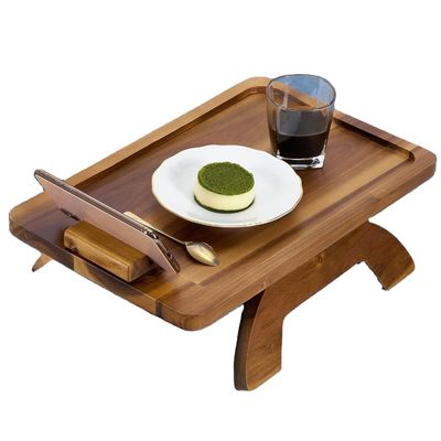 Μεγάλη ποσότητα μπαμπού τραπέζι τραπέζι βραχίονα αναδιπλούμενο κλιπ για καναπέ στέκεται τύπου Custom