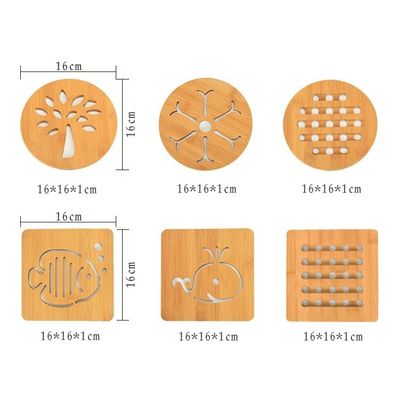 Δημιουργικό μπαμπού πλατ-ματ για προσαρμοσμένα βαμμένα ξύλινα χρώματα