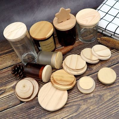 Εύκολο ανοιχτό τέλος ξύλινο στρογγυλό βάζο με χρώμα καπάκια και προσαρμοσμένο λογότυπο