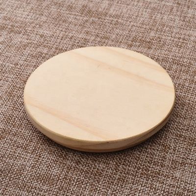 Εύκολο ανοιχτό τέλος ξύλινο στρογγυλό βάζο με χρώμα καπάκια και προσαρμοσμένο λογότυπο