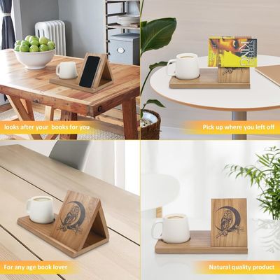 Εκτύπωση με μεταξένιο οθόνο ξύλινο σύντομο μίνι βιβλίο για υπνοδωμάτιο νυχτερινό τραπέζι και γραφείο