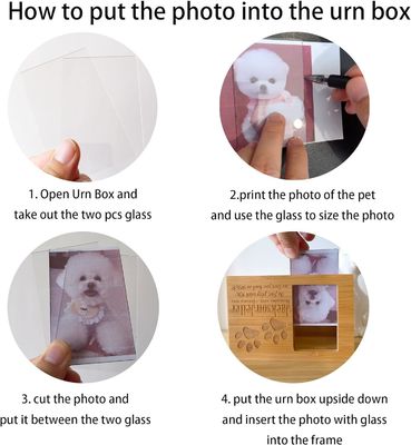 Ξύλινα αναμνηστικά για κατοικίδια ζώα Ουρνες για σκύλους στάχτες μικρά ζώα προσωπικές στάχτες