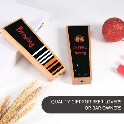 Προσαρμόσιμες χειρολαβές βρύσης μπύρας για μπαρ και εστιατόρια Συμπεριλαμβάνεται το λογότυπο